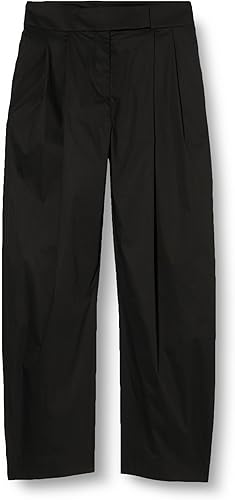 Pinko Pajarita Pantalón Tecno Popelina Informales, Z99_Negro Limousine, 32 para 
