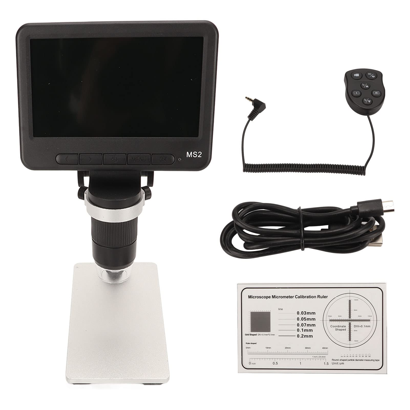 Cocoarm Microscope Numérique WiFi 1000X, Écran de 5 Pouces