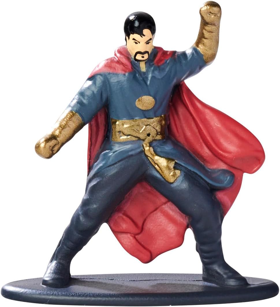 Jada Toys Marvel Figure (1 x Mystery Figure in Blind Pack) - 1 Surprise Collectible Figure Made of 12 Marvel Figures, Nano Metal Figure (4 cm) for Children and Fans from 3 Years, Series 2