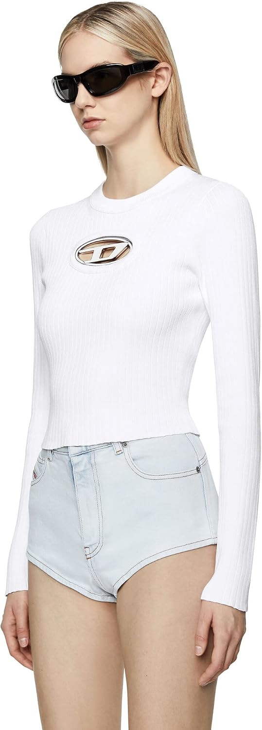 Amazon | [Diesel] (ディーゼル) レディース 長袖トップス リブ アイ