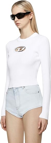 Amazon | [Diesel] (ディーゼル) レディース 長袖トップス リブ アイ