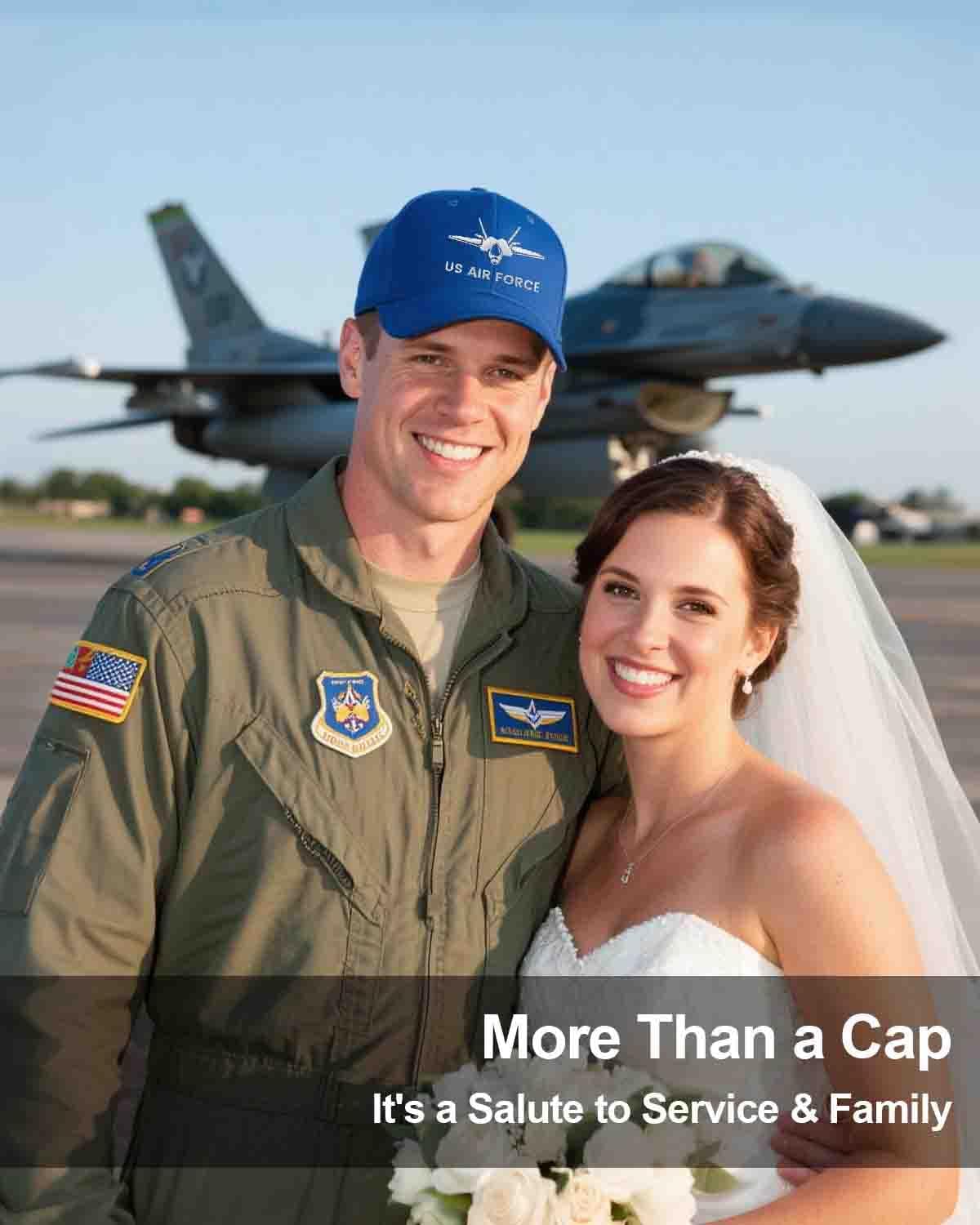 Air Force Hat for Men Husband Dad Comfortable Cotton Adjustable Warplane Air Force Veteran Gifts US Army Hat - Image 7