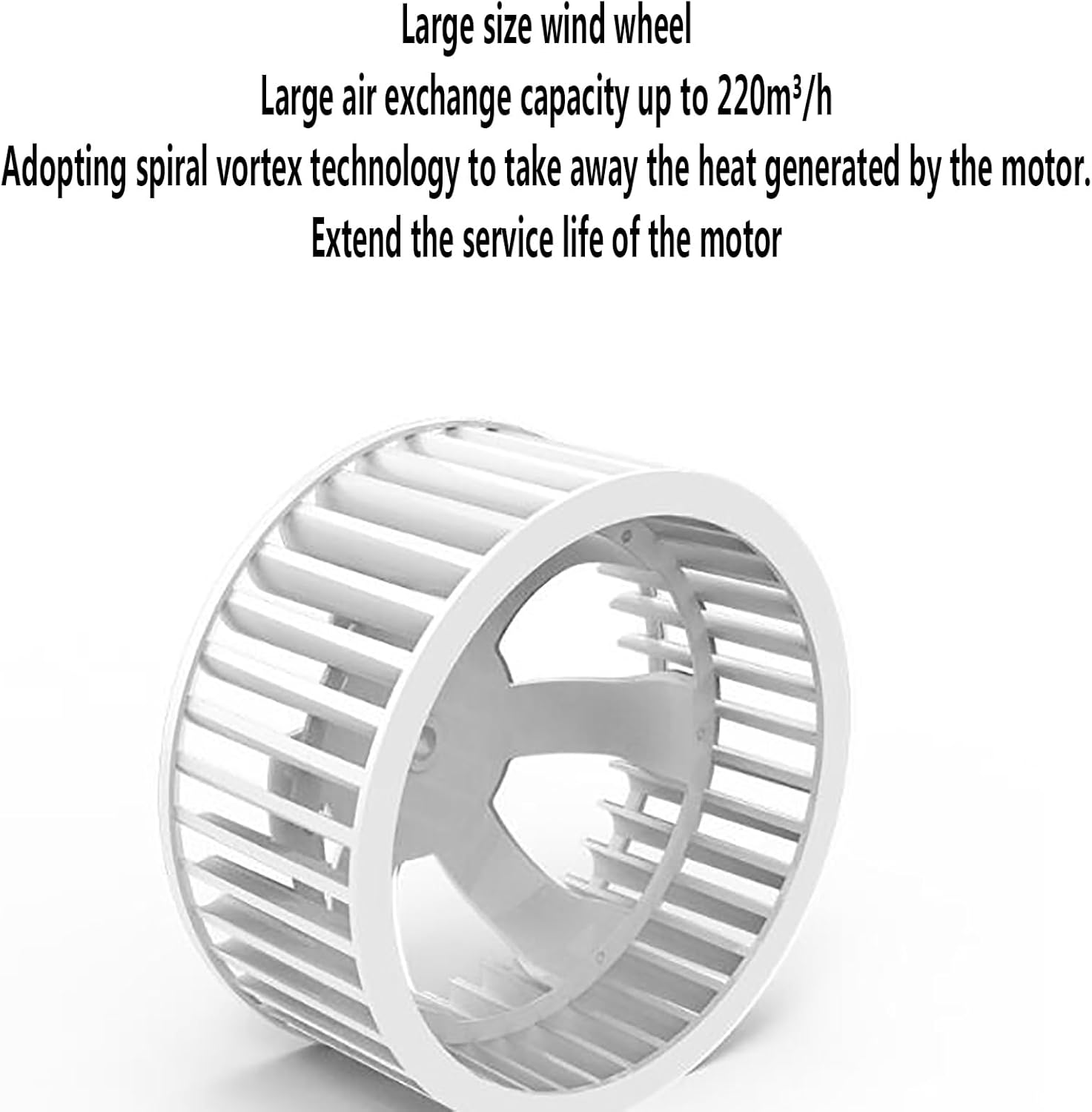 ZAIED Bathroom Exhaust Fan Household Ventilation Fans, Ceiling Mount Quiet Quiet Energy-Saving Extractor Fan for Shower,Office,Home,12inch