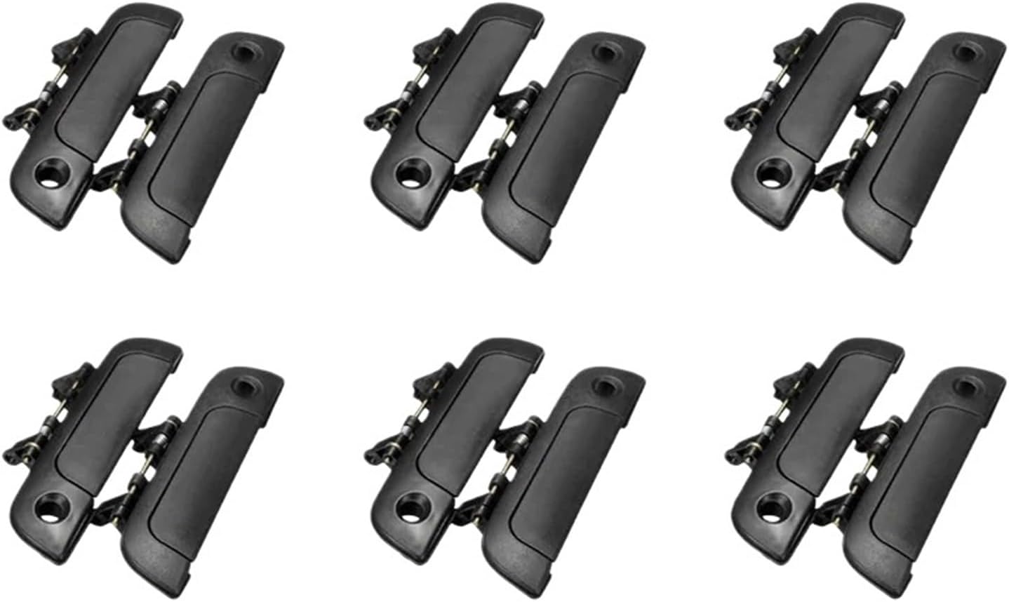 6X Car Front Outer Door Handle Compatible with Suzuki Baleno Esteem Cultus Maruti Baleno Cassia 1995-2001 82820-60G00