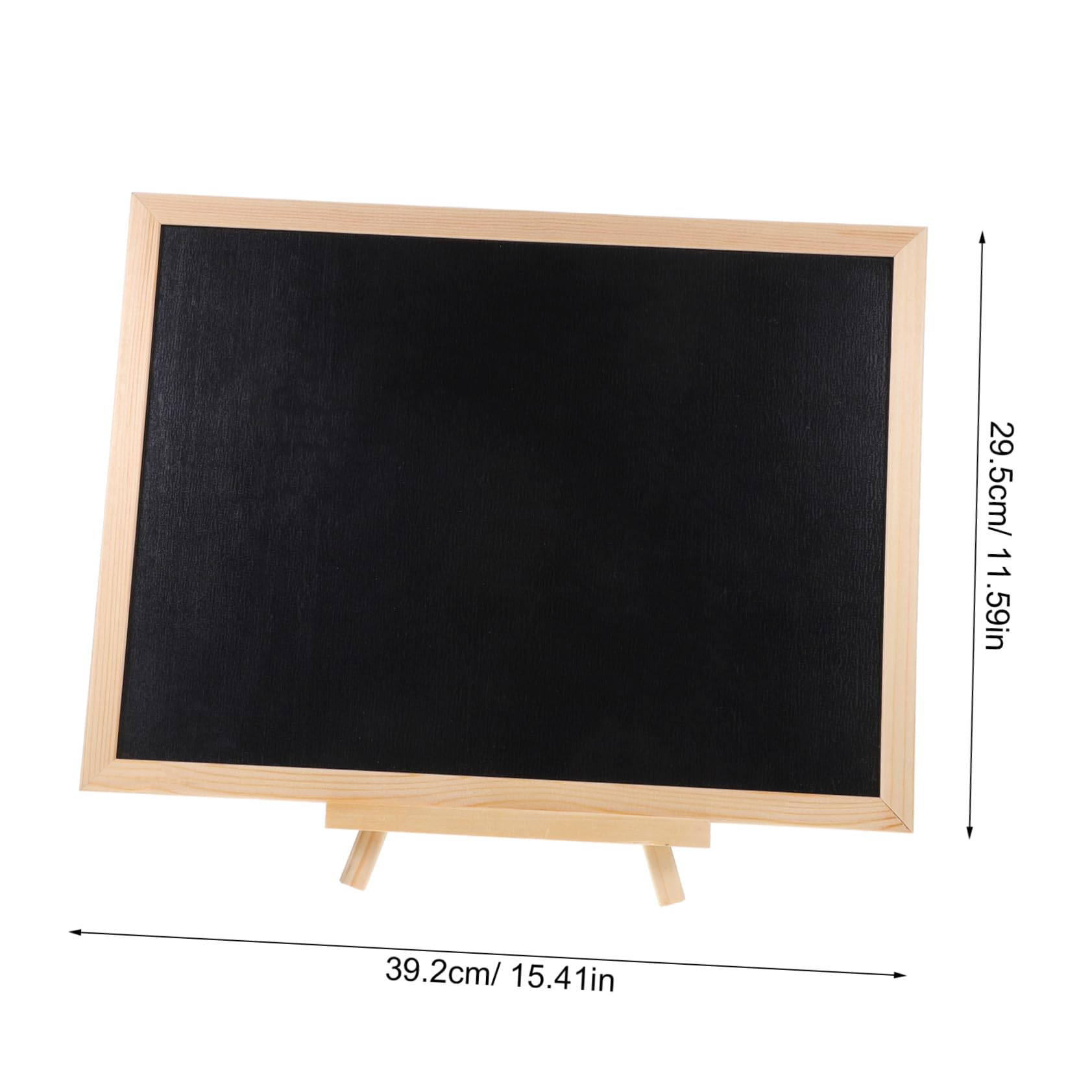 Kleine Kreidetafel mit Holzrahmen und Ständer Wiederbeschreibbares Memoboard für Nachrichten Hochzeit Party Restaurant Vielseitige Tisch Dekoration und Praktische Notizen