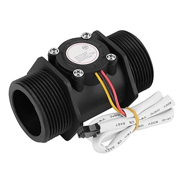 Ubersweet Flow Meter, Water Flow Sensor Switch Shock Resistant Cold Resistant for Water Heater and Water Treatment System for Liquid Flow Rate Control'||