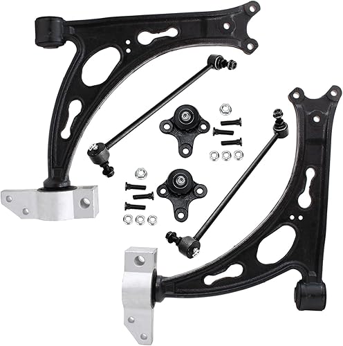 Miniatura 159 de Detroit Axle - Kit de suspensión delantera RWD para Chrysler 300 Dodge Charger Challenger Magnum 2 brazos de control superior con rótulas 2 rótulas