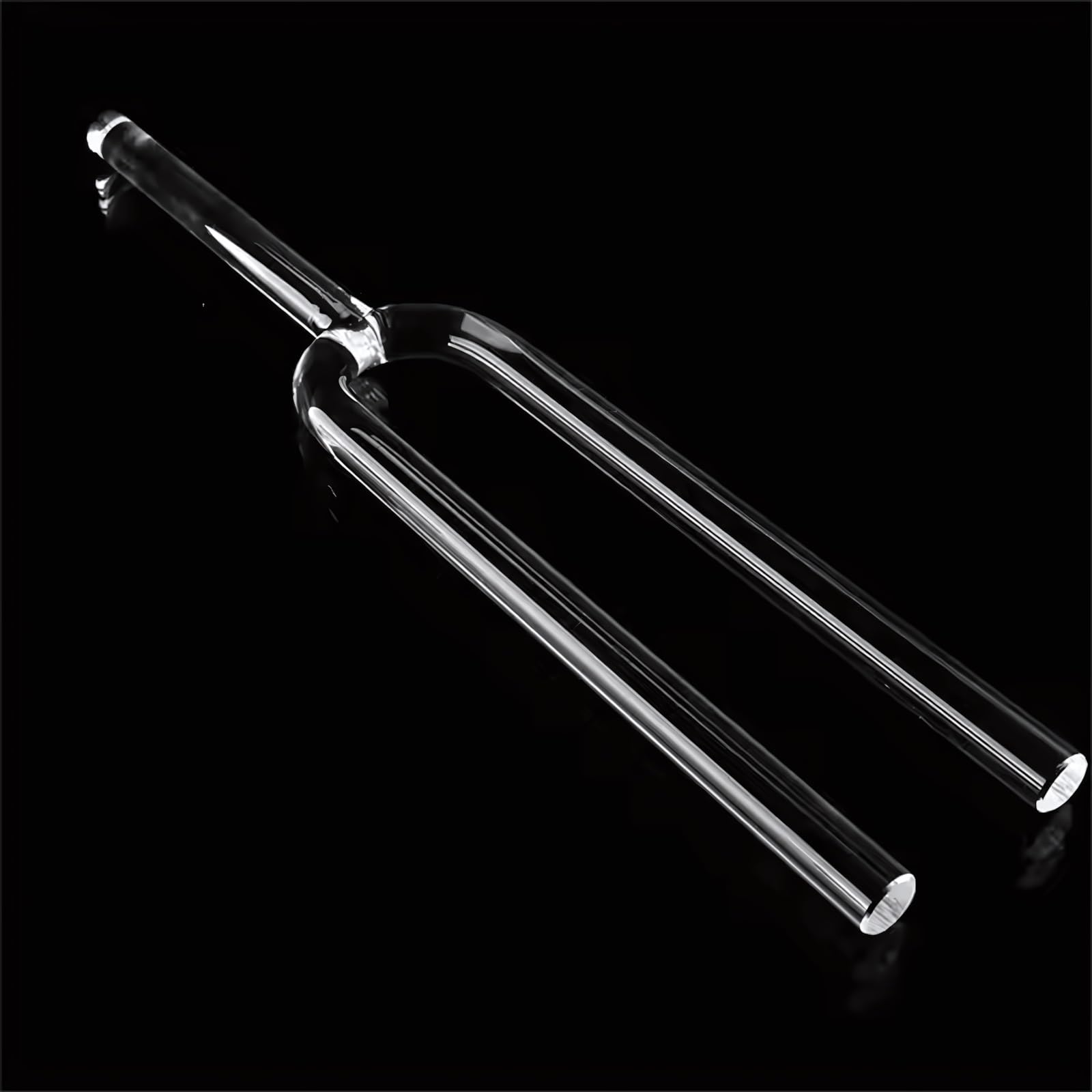 Quarz-Stimmgabel, Chakra-Stimmgabeln Aus Kristall Mit Kostenlosem Kristallklöppel, Chakra-Musikinstrument Für Yoga, Meditation Und Klangheilung,E Note-440hz 16mm
