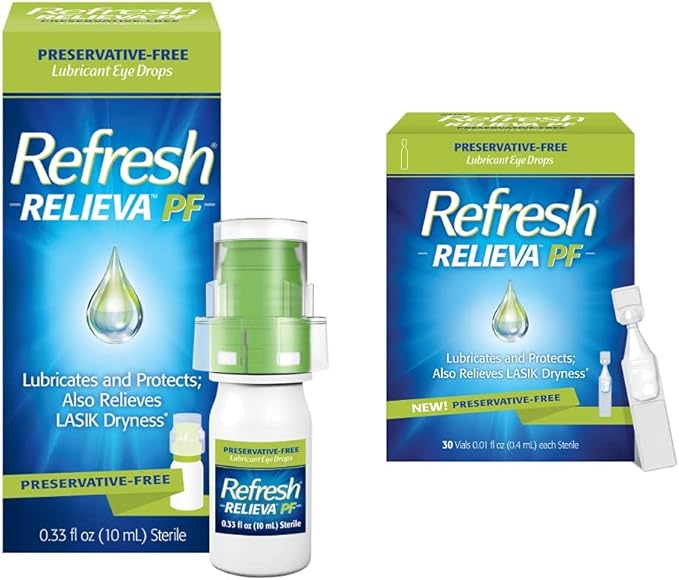 Refresh Relieva PreservativeFree Lubricant Eye Drops (0.33