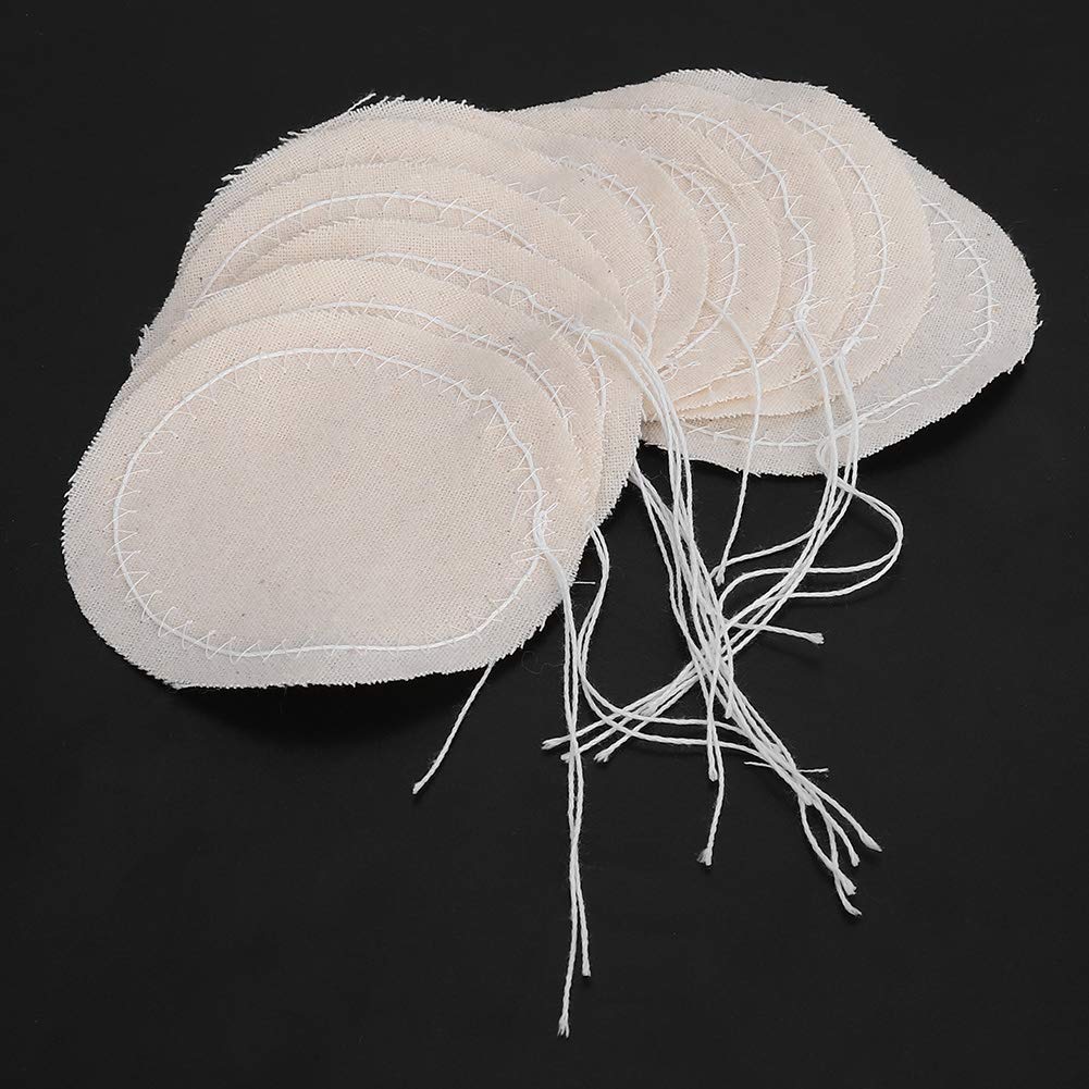 Ichiias 10pcs/ Set Replaceable Indispensable Cotton Safe Filter Net for Siphon Pot
