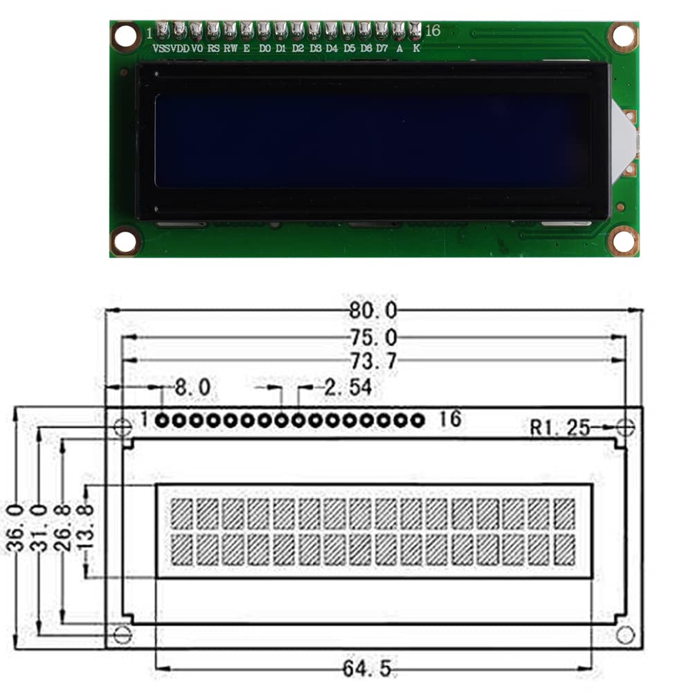 4x4 lcd display in stock