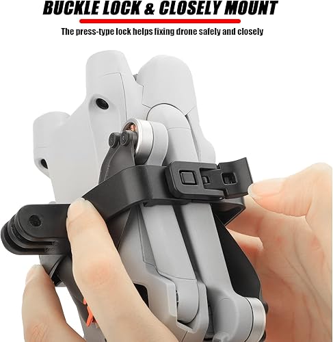 Miniatura 7 de Hanheld Adaptador estabilizador de montaje de abrazadera para DJI Mini 3 Pro Cámara Drone RC RC-N1 Control remoto Gimbal Clip Accesorios con