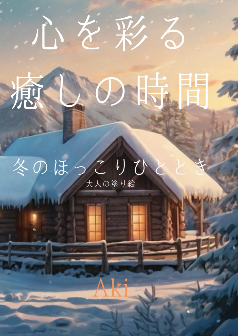 心を彩る癒しの時間: 冬のほっこりひととき:大人の塗り絵 (Tranquil Lines)