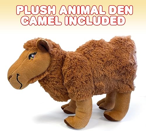 Miniatura 2 de ArtCreativity Juguete de peluche de camello de 9 pulgadas, suave juguete de peluche de camello jorobado para niños, linda decoración de animales