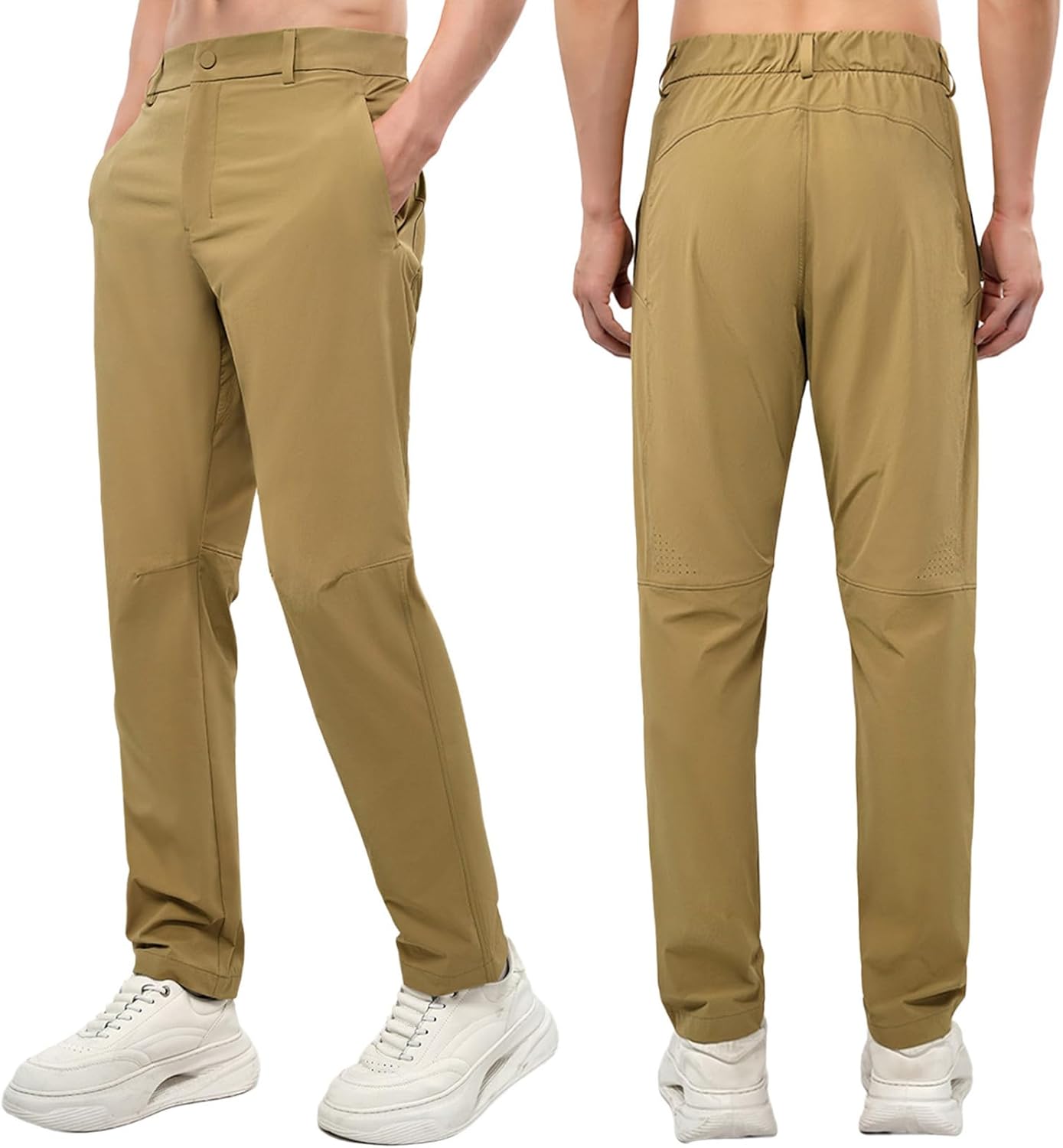 Men's Spring-Summer New Golf Cool-Sense Sport Trousers, Straight-Leg Casual Pants