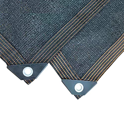 90% Shade Cloth 10 Ft X 12 Ft Shade Tarp Black Taped Edge With Grommets #TOP6