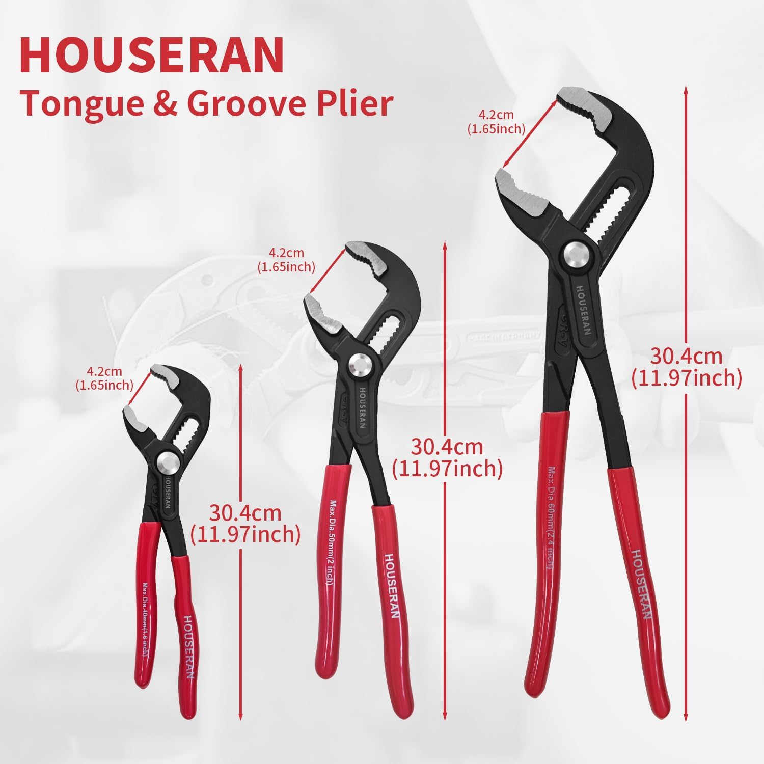 Rothenberger Assortimento 2 Pinze Regolabili Per Tubi, 0 - 2 Pollici P 16193 - Foto 2