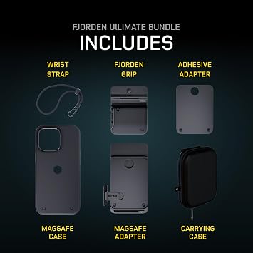 FJORDEN Camera Grip Ultimate Bundle for iPhone 16 Pro