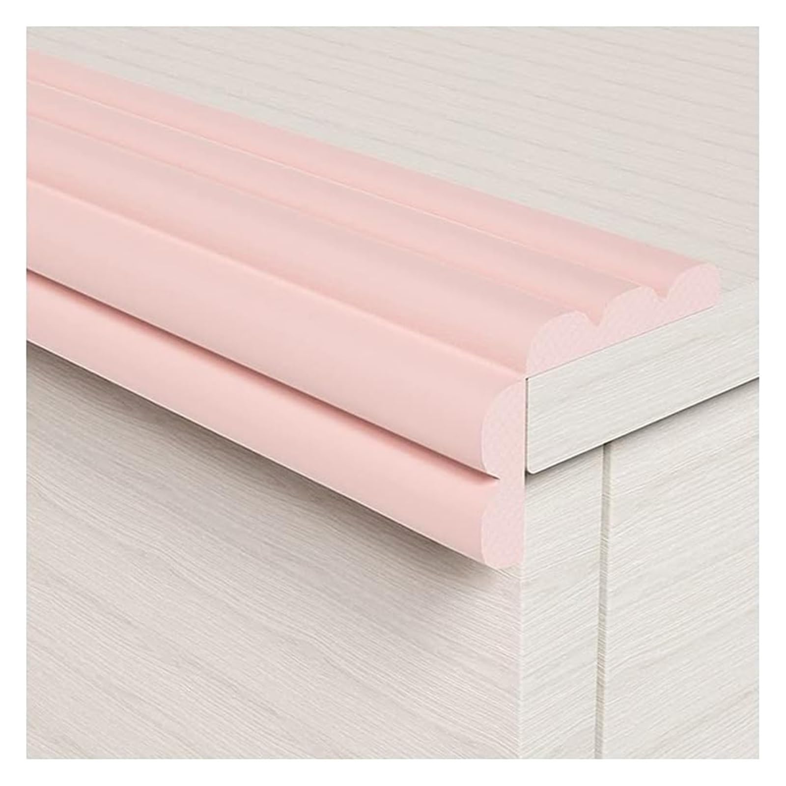 protecteurs de coin de table， 2M, protections d'angle de bord for coins de Table de bébé, coussin de bord de pare-chocs, bande Anti-Collision for enfants, bandes en mousse(Pink)