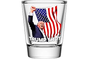 Trump Shot Glass: A Spirited Tribute to American Patriotism