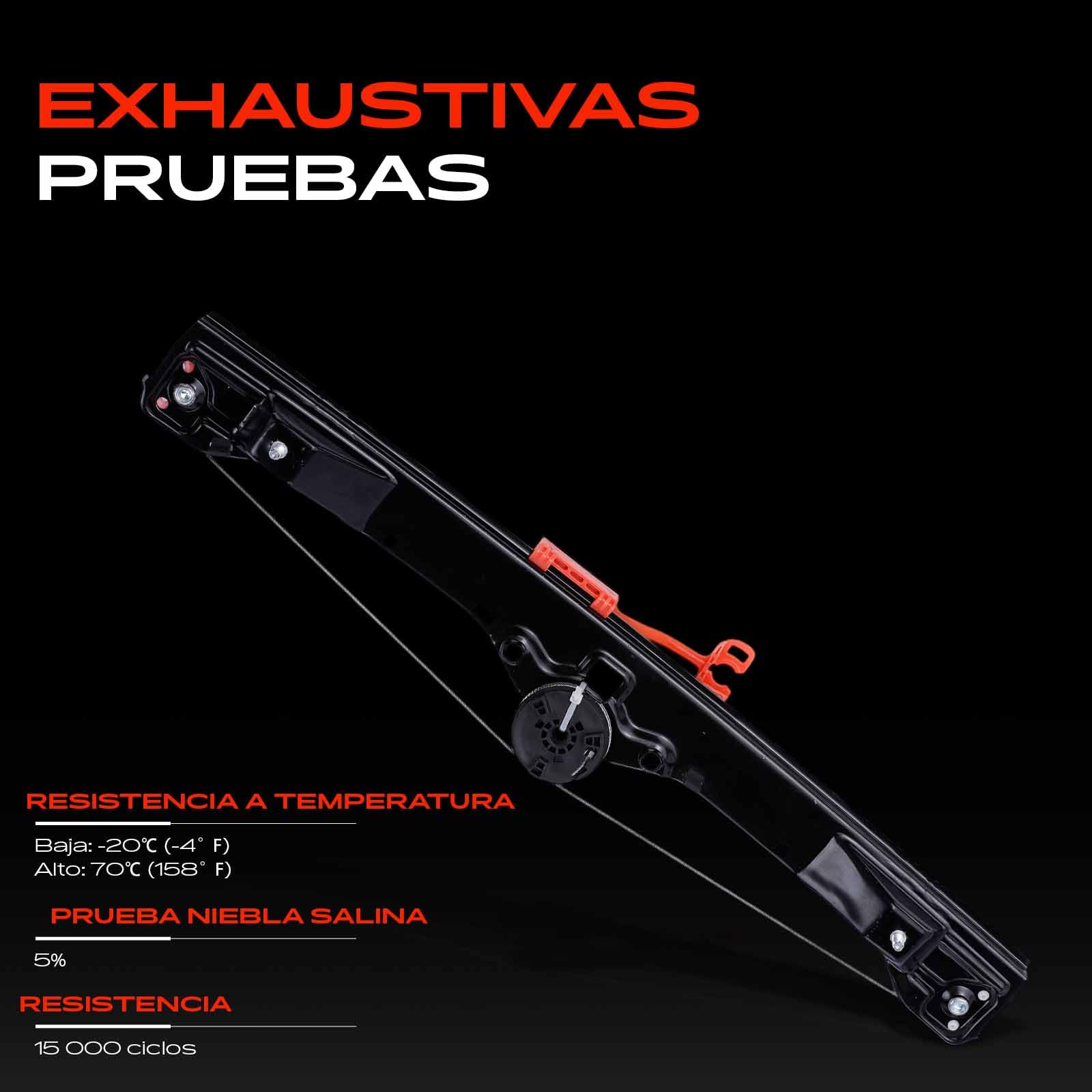 Frankberg Elevalunas delantero izquierdo Sin motor para Grande Punto Evo 199 2/3 puertas 2005-2020 51723318