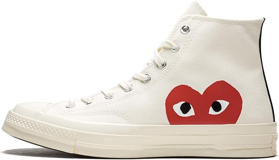 Play Converse - Play Comme des Garçons x Converse Polka Dot Red Heart Chuck  Taylor All Star '70 High (Black) | Dover Street Market E-Shop – DSML E-SHOP
