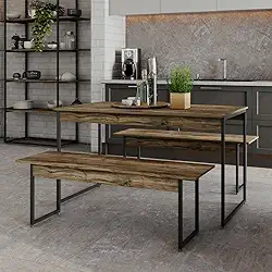 Mesa de Jantar Tub C/02 Bancos