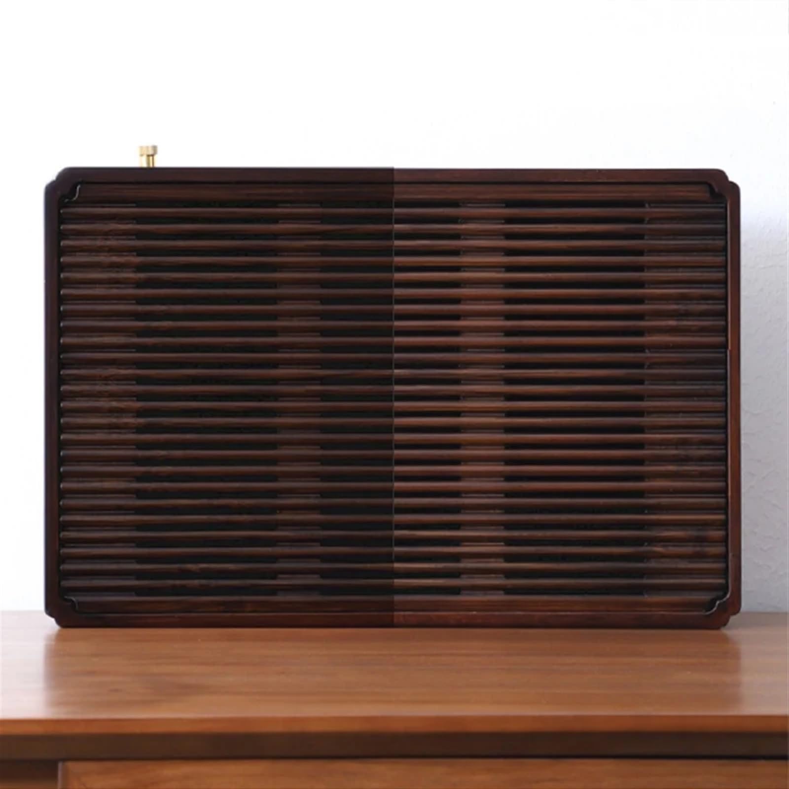 Bandeja Bandeja de té de Madera, Juego de té con Almacenamiento de Agua, Tablero de té Rectangular Simple, Bandeja de Almacenamiento de té(30x18x4cm)
