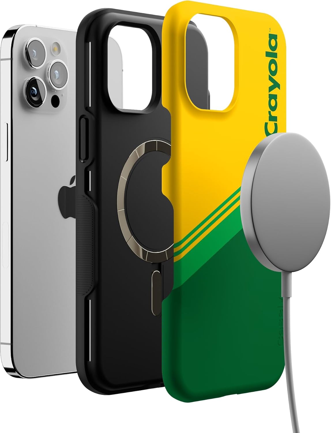 Casely iPhone 12 Pro Max Case | Keep It Classic | Crayola Crayon Box | Bold Protective Design | Compatible with MagSafe