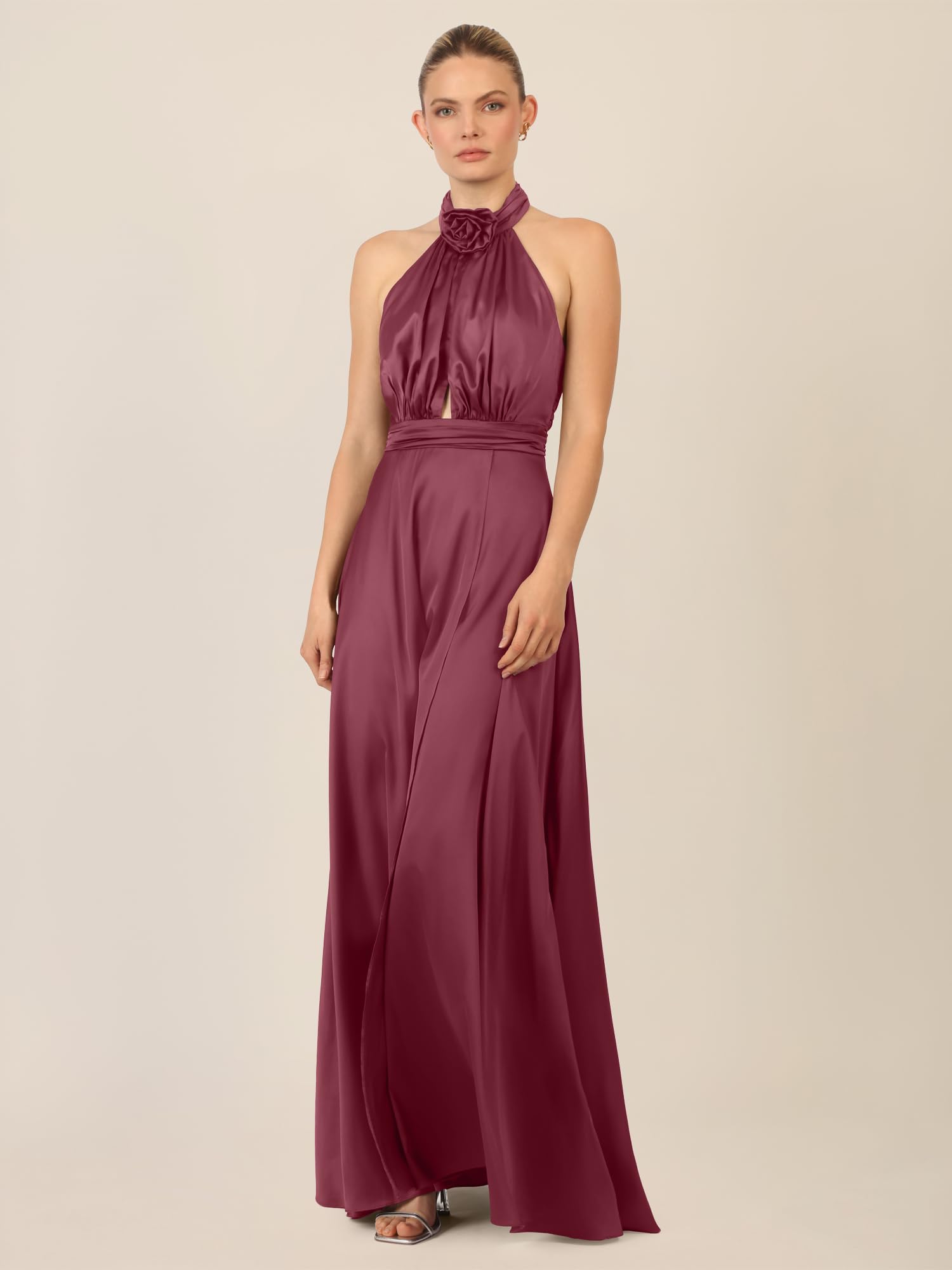 APART Fashion Damen Satinkleid Kleid (1er Pack)