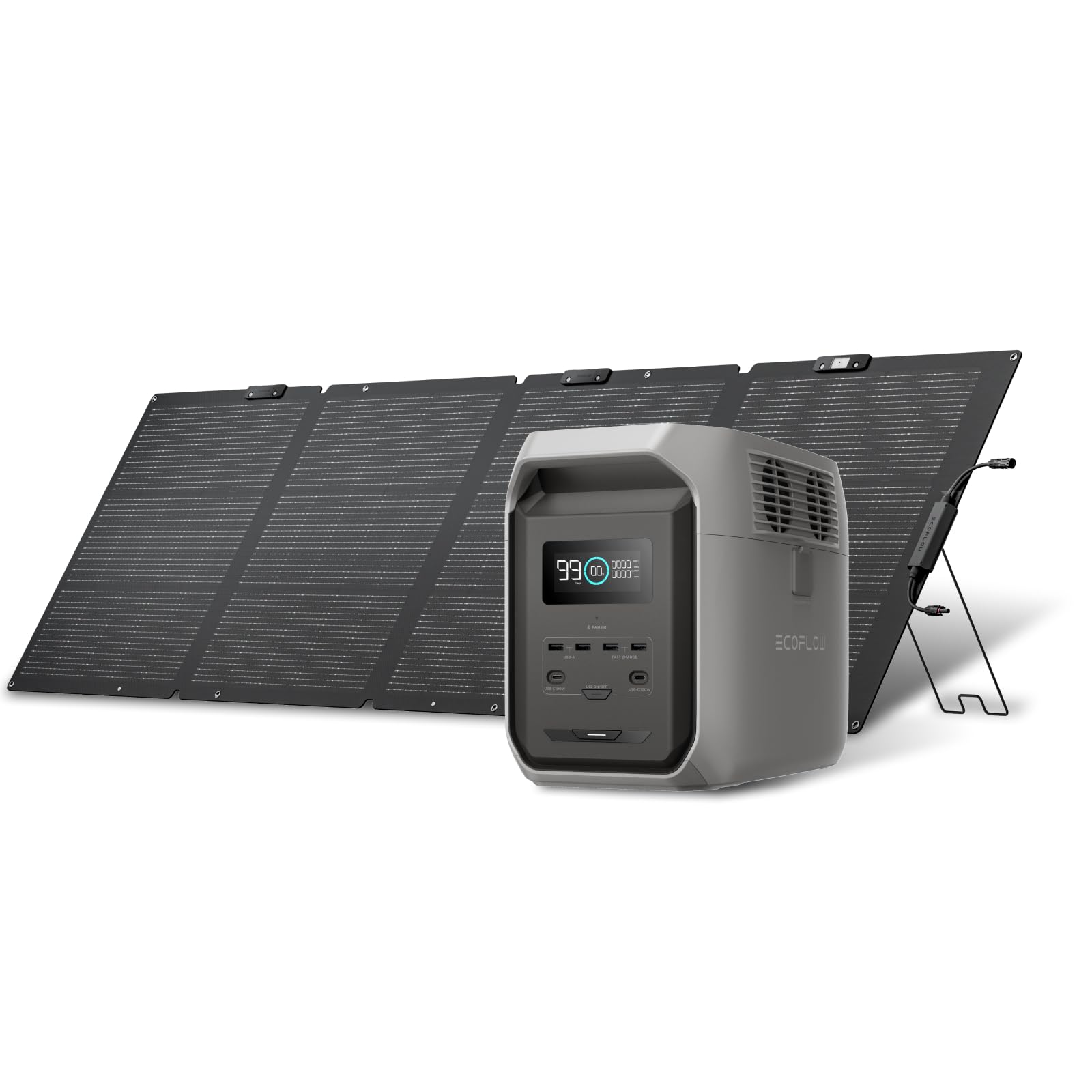 Amazon.co.jp: EcoFlow DELTA 3 1500 ポータブル電源 1536Wh + 220W 