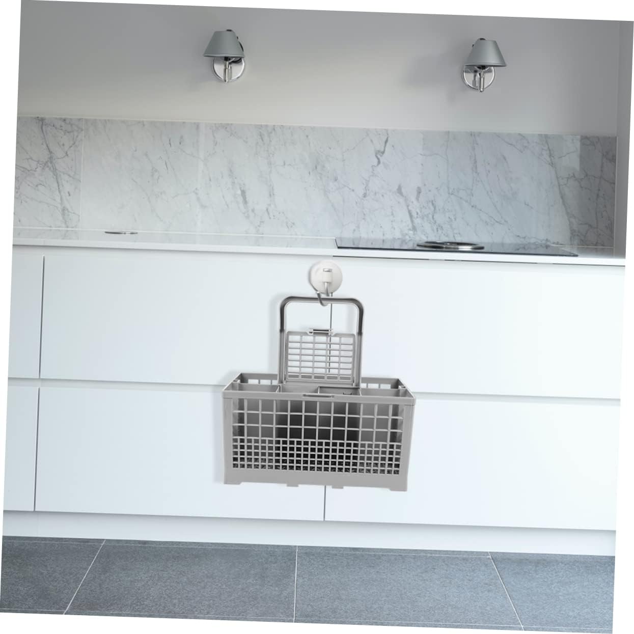 Stylish Kitchen Utensil Basket Dishwasher Cutlery Holder Easy to Clean