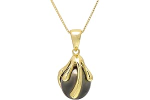 Captivating Tahitian Pearl Pendant: A Symphony of Elegance and Grace