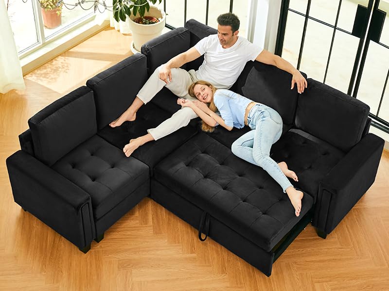 Belffin L-Shape Modular Sleeper Sectional 1