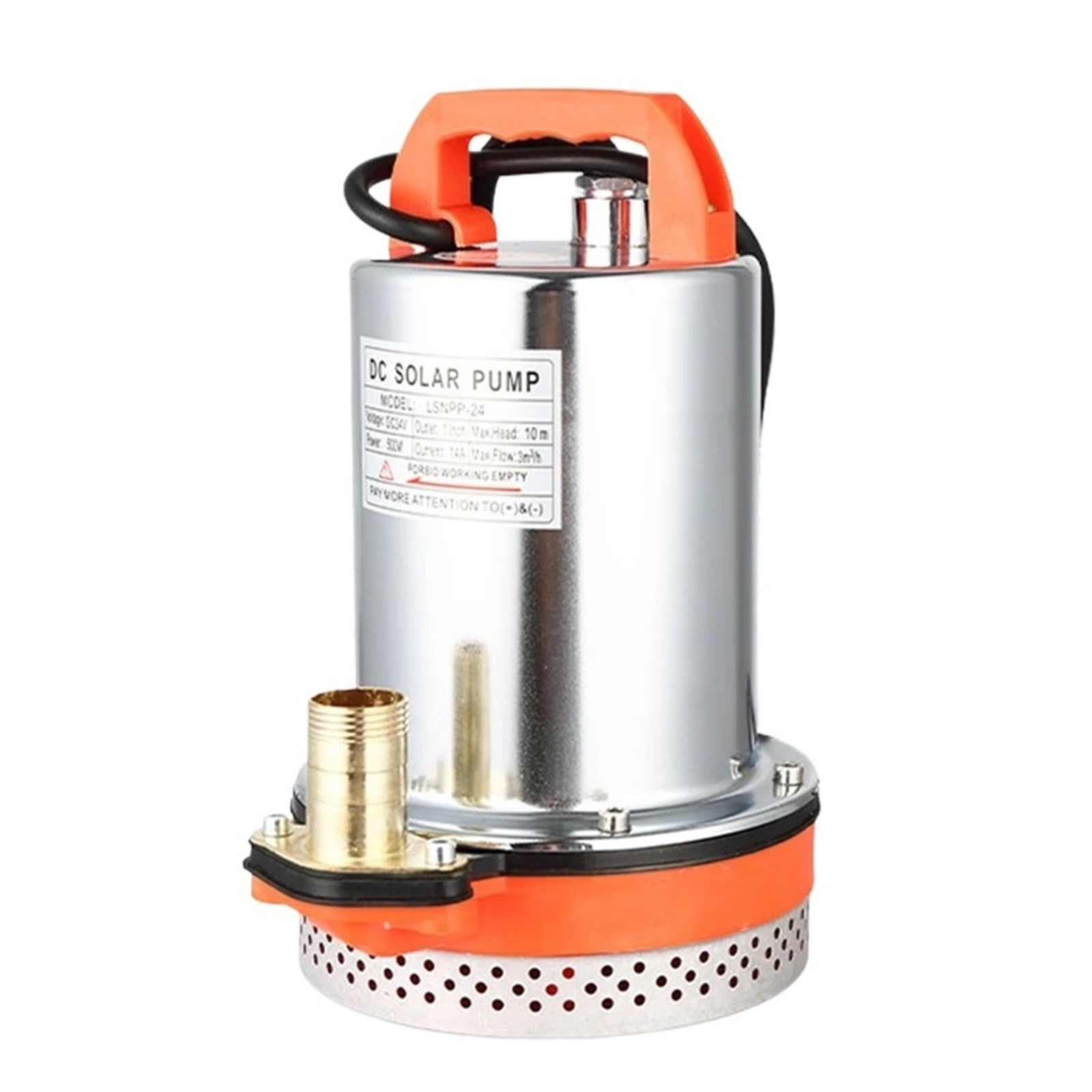Gdbagkdqk 12V 180W 300Cm³/H Flowing Dc 12V 24V Water Pump Submersible Electric Deep Well Stainless Steel For Intake Powerful Water Flow(12V 180W)