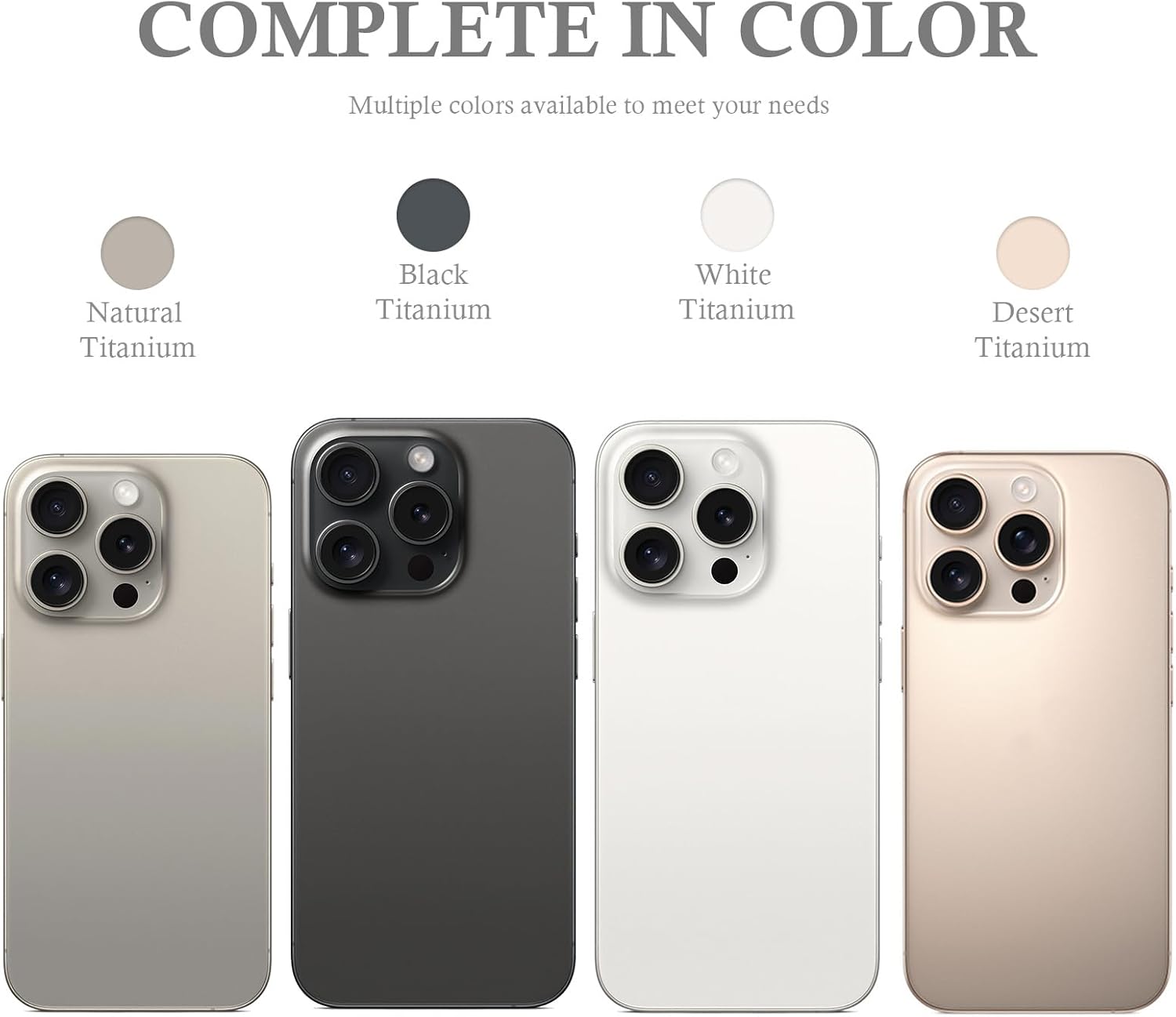 Back Glass Replacement for iPhone 16 Pro Max(6.9 inches,Black Titanium) Integrated Glass & Wireless Charging Repair Tools are Included