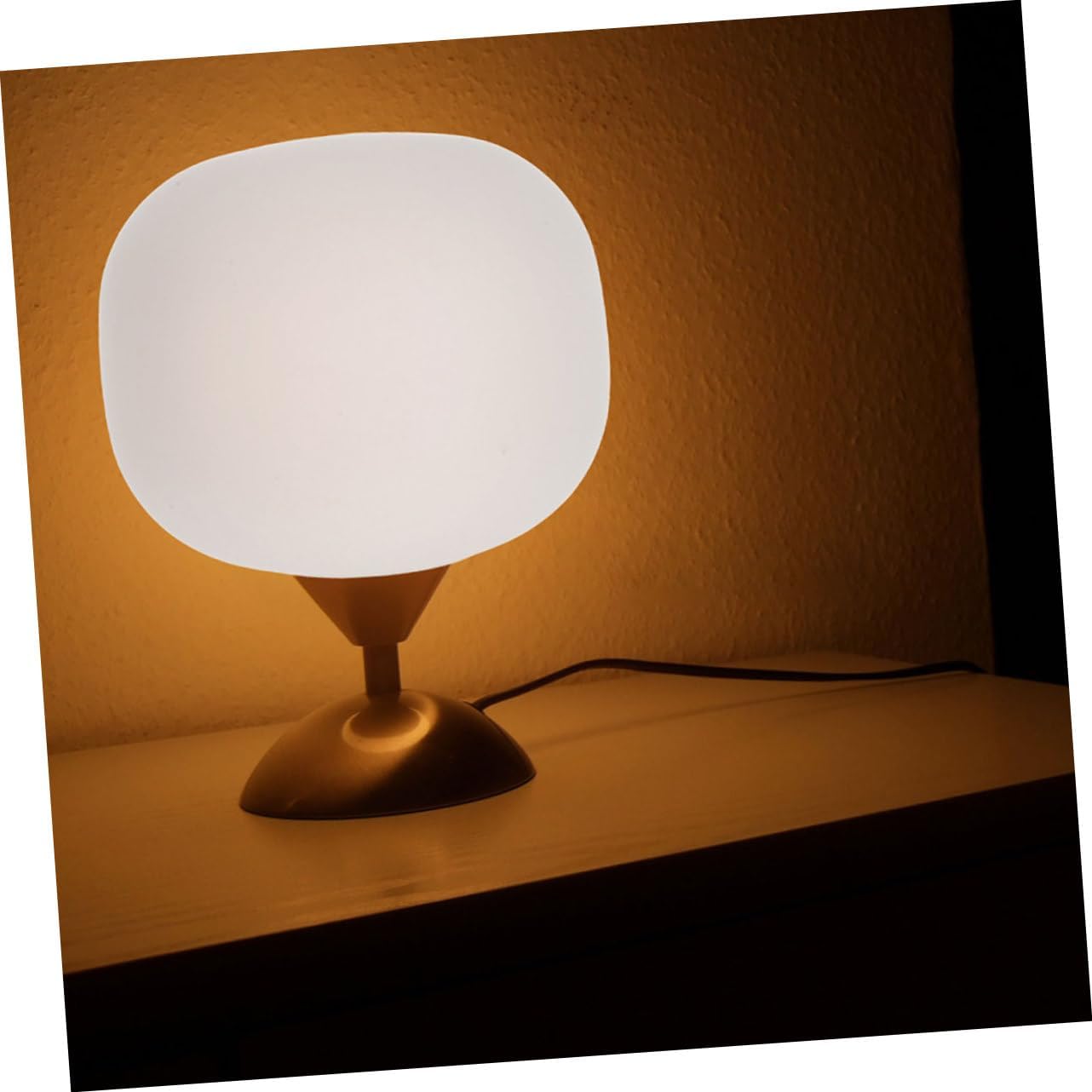 Generic Frosted Glass Globe Lampshade Cover for Table Lamp and Wall Sconce Replacement Shade for Ceiling Light Ideal for Dormitory and Home Use 220 Flat Sphere Design