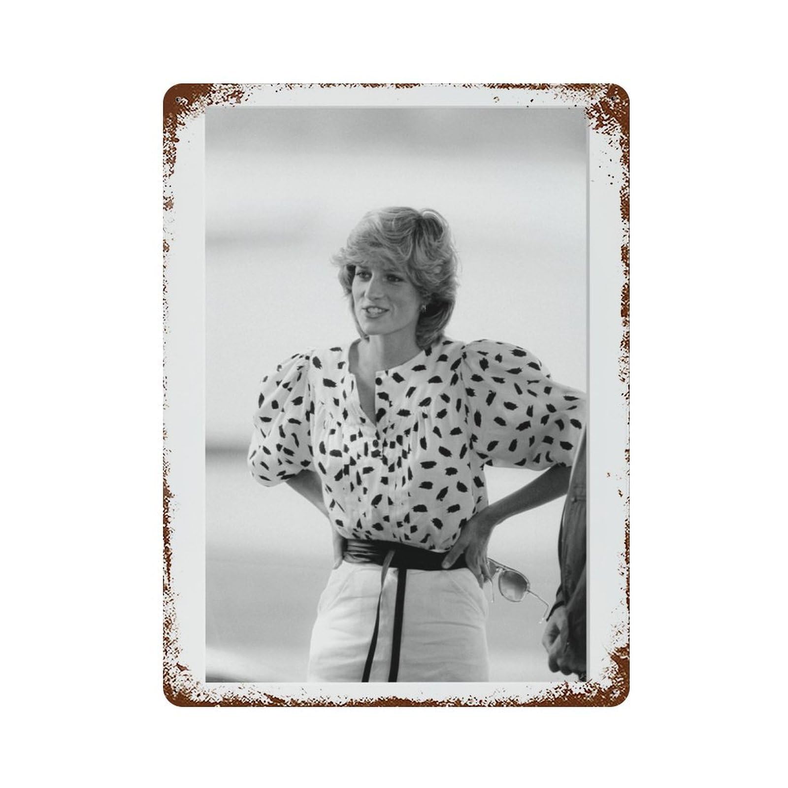 xiaoxiaoshen Princess Diana, Photography S4 Wall Decor Art Metal Tin Poster Modern Home Decor Art Home Bar Shop Decorations Vintage Sign 40x30cm