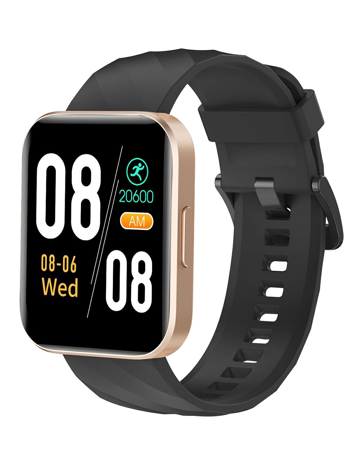 RUIMEN Montre Connectée Homme Femme Montre Sport Appel pour Android iOS