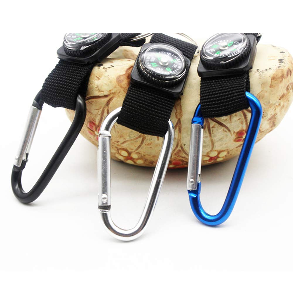 Rugged moschettone Bussola Per Zaino escursione di campeggio