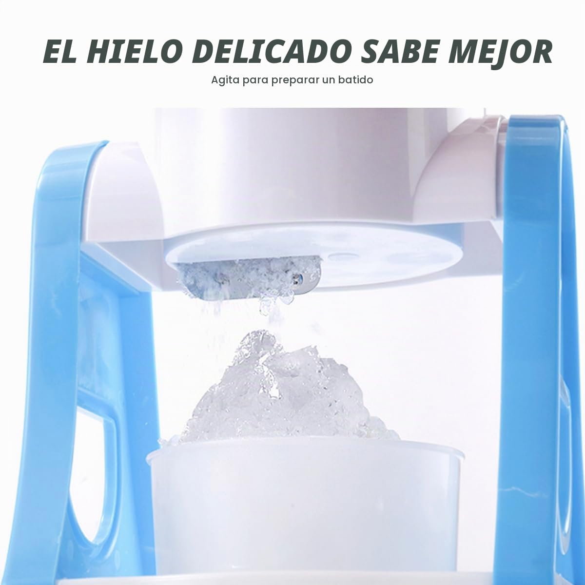 Hemobllo Máquina De Hielo Raspado A Mano Máquina para Hacer Granizados Máquina De Hielo Raspado Trituradora De Hielo Afeitadora De Hielo
