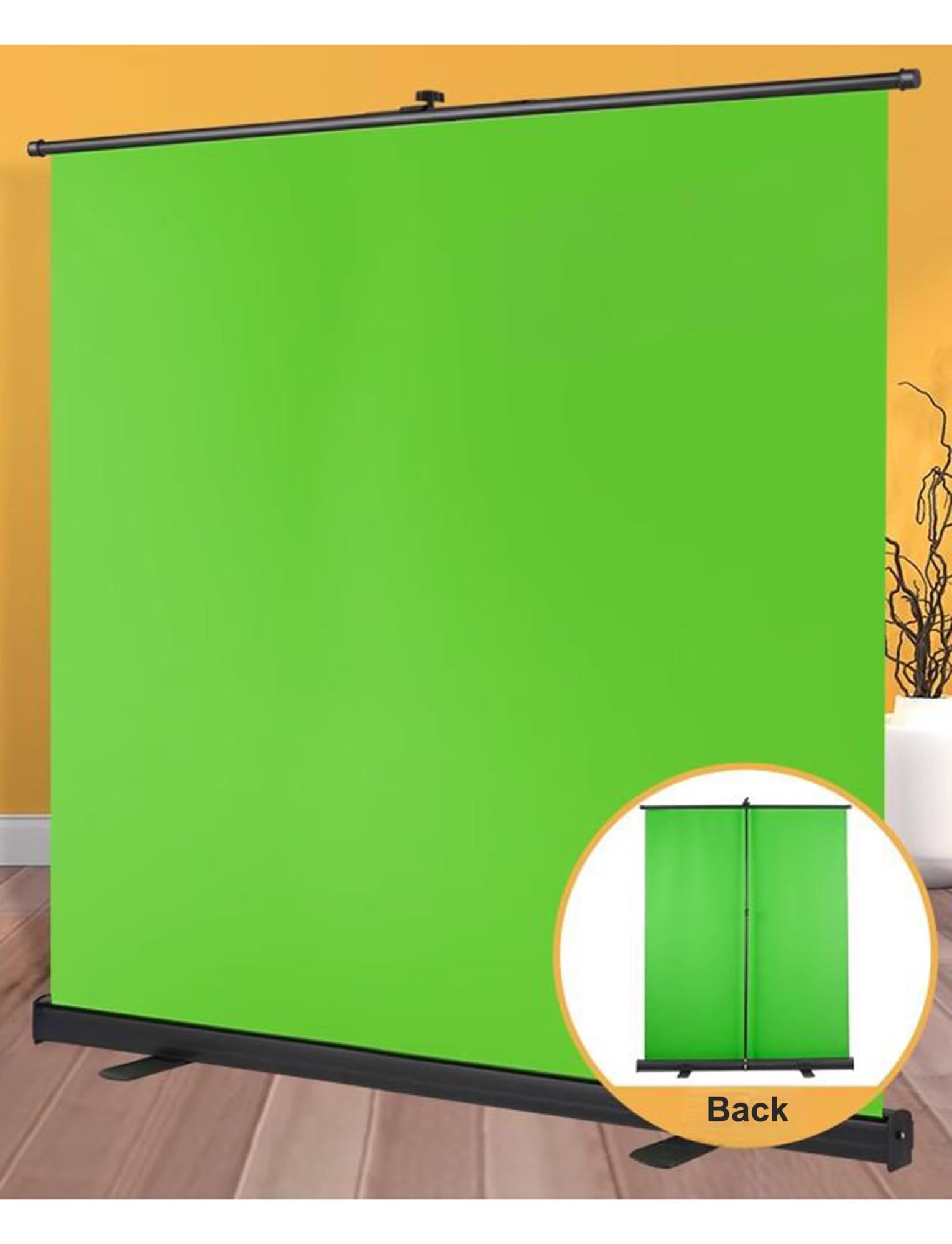 Kit professionale per sfondo verde con supporto per studio fotografico e video, portatile e regolabile per effetti Chroma Key perfetti
