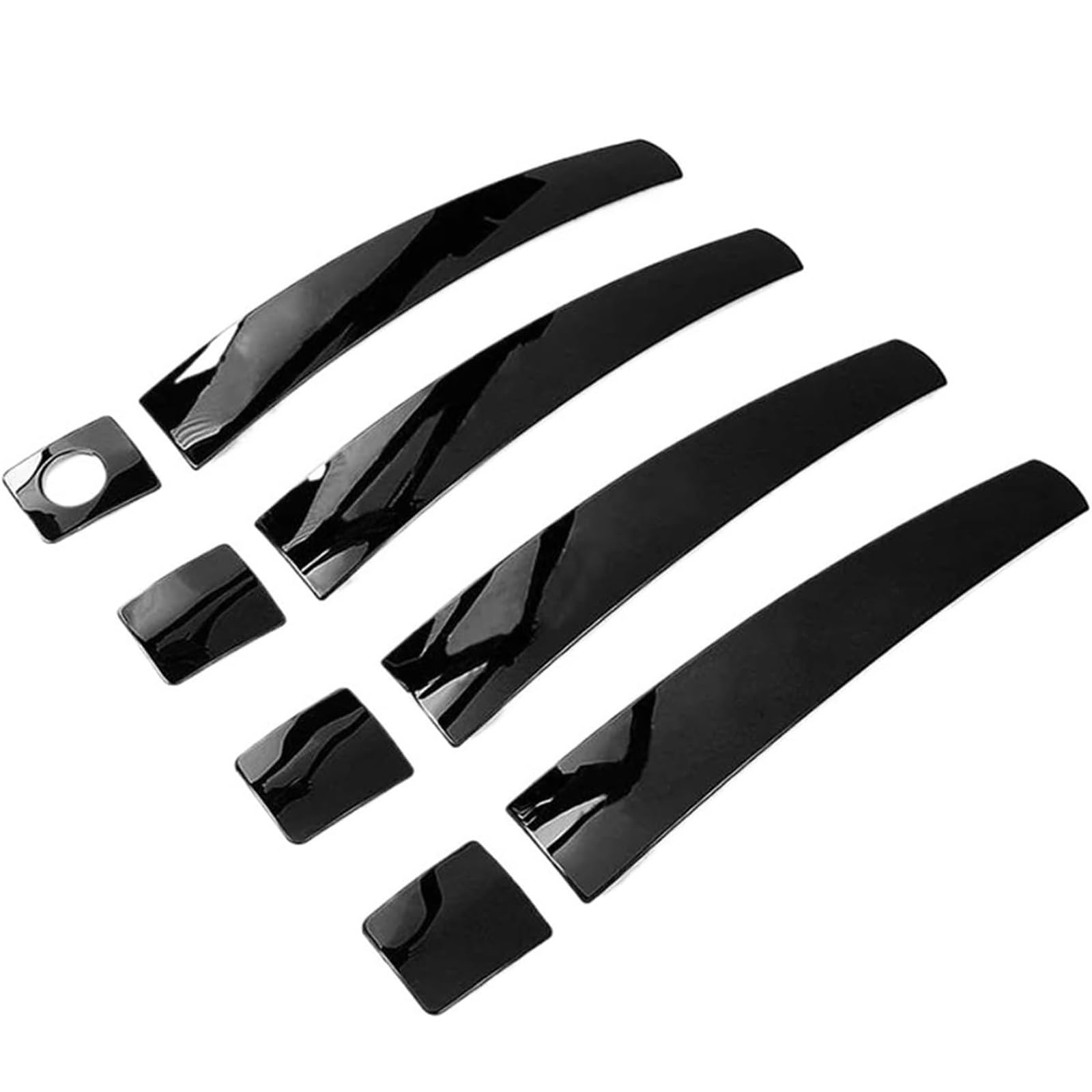 Glymzoi 4 Car Exterior Door Handles Outer Door Handle For Toyota For Land For Cruiser For Prado 150 Lc150 2010-2021 Appearance Upgrade
