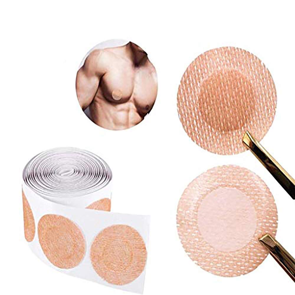 Nipple Tape for Men Protect Care Pasties Disposable Pasty Set for Sports Runners (100 Pieces/50 Pairs)