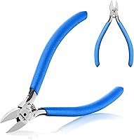 Vista 10 de Cortadores de alambre de 5 pulgadas para componentes electrónicos, cortadores laterales CR-V para manualidades, cortadores diagonales ultra