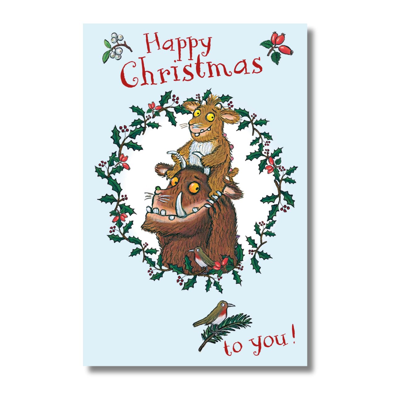 The Gruffalo Danilo Promotions Ltd Official Christmas Card, Generic Christmas Card for Him or Her