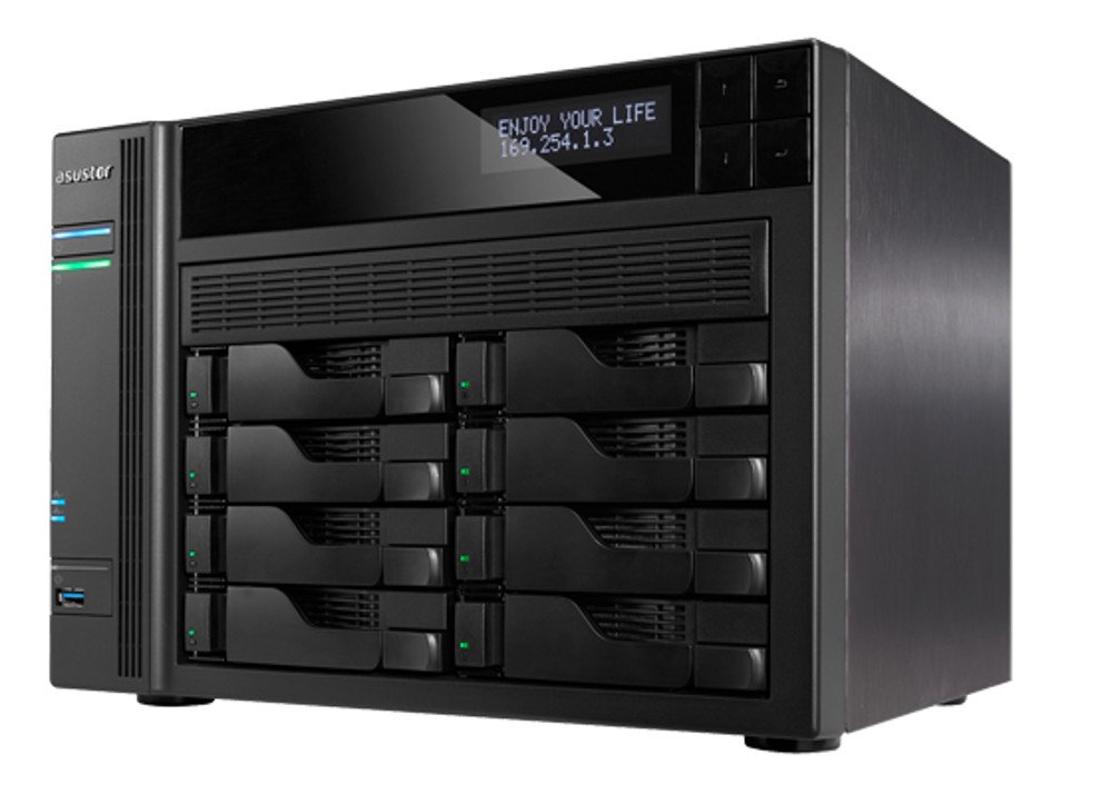 Asustor AS-608T Serveur NAS USB 2.0/USB 3.0 /eSATA/HDMI 8 Baies