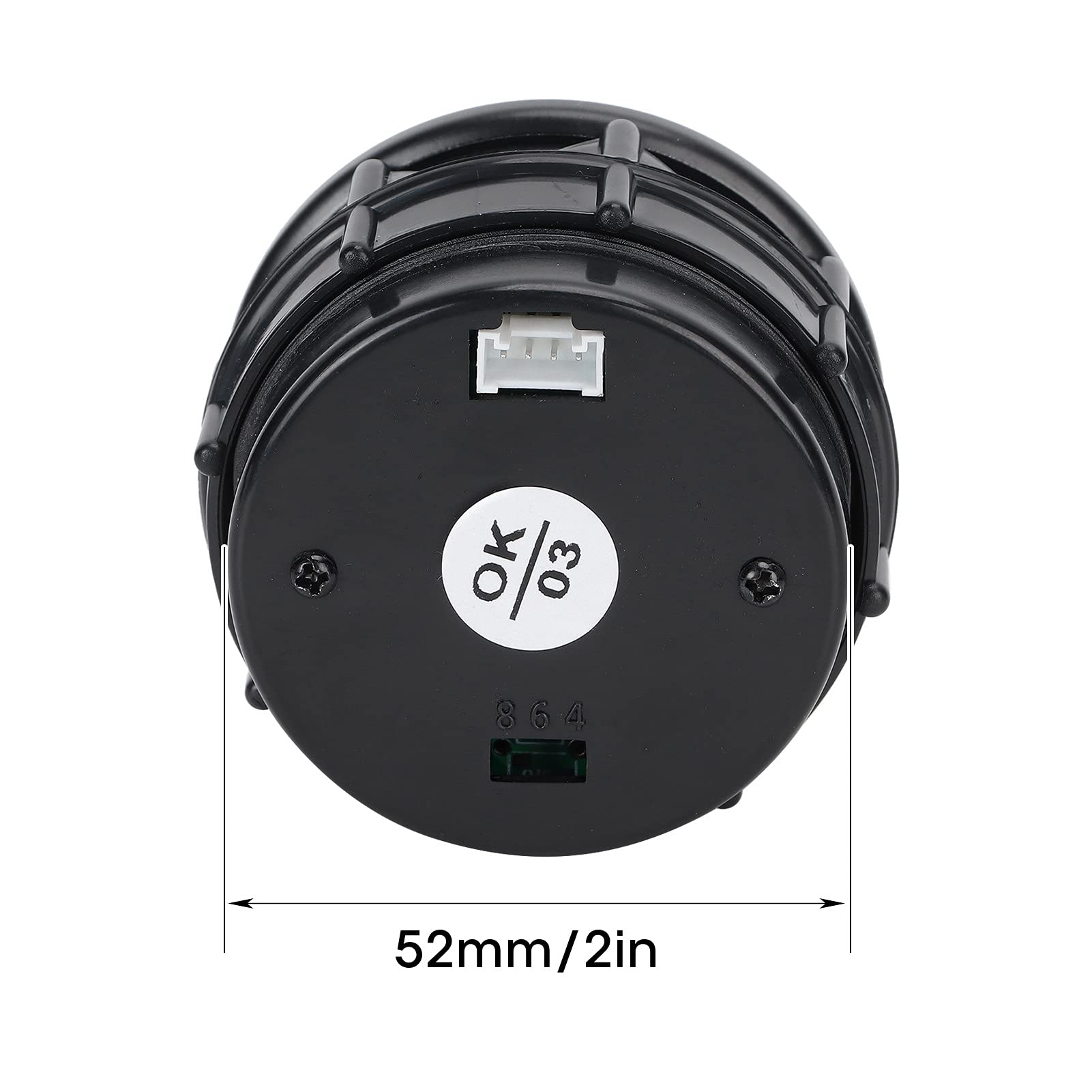 Aramox 52mm Car Air Fuel Ratio Gauge Auto Air Fuel Ratio Monitor LED Blu Digitale per 12V 4/6/8 Cilindro Benzina Veicolo