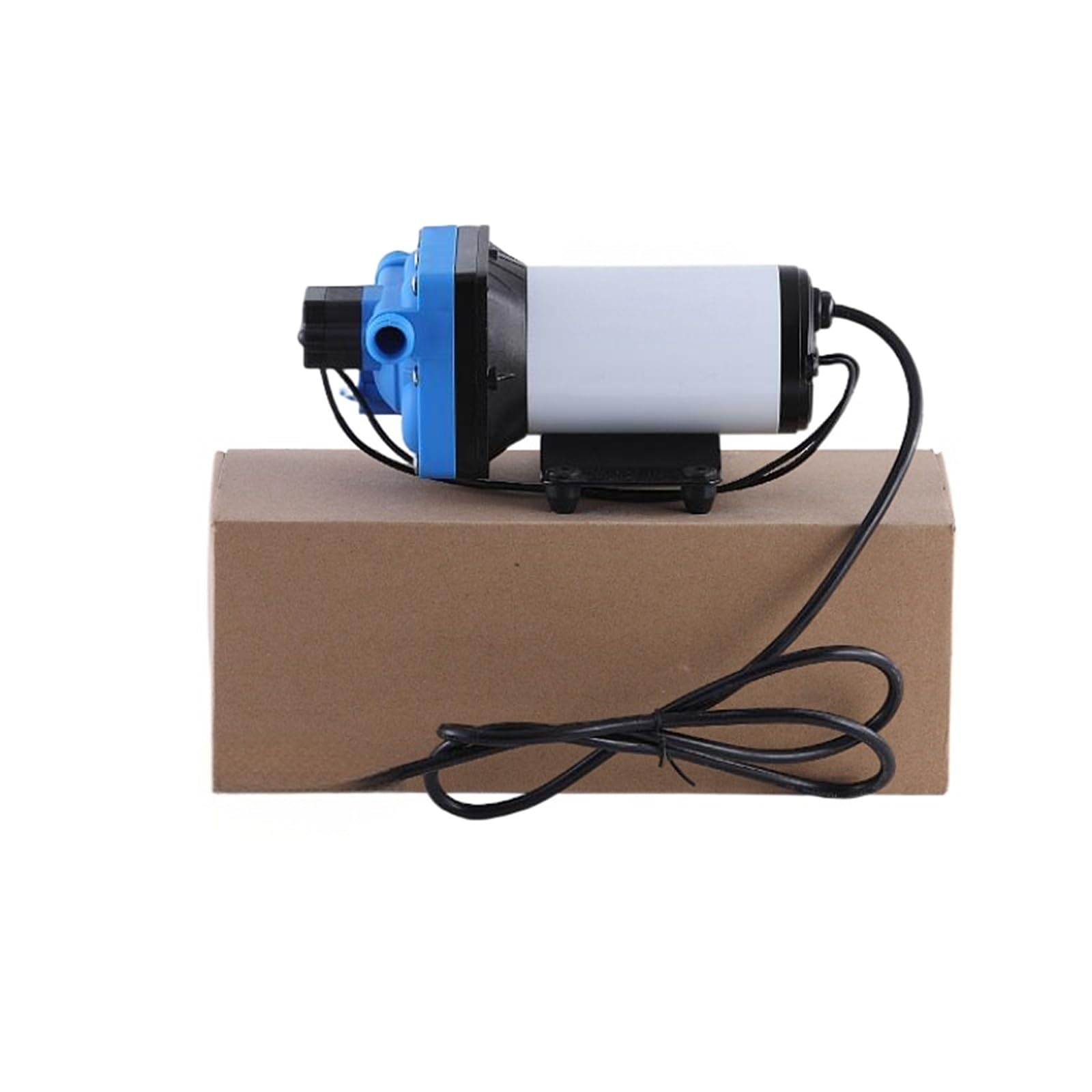 Pompa ad acqua autoadescante for spruzzatore da giardino con pompa elettrica a diaframma alto flusso 18,9 l/min per Petrolio, Diesel, Petrolio(110)