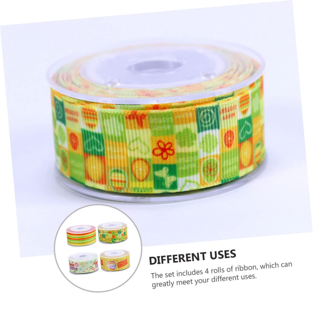 Operitacx 12rollen Ostern Geschenkband Bunte Satinbänder Für Haarschmuck Dekoration Und Bastelprojekte Kreatives Osterdesign Yards